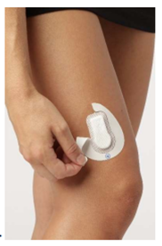 SENS motion device stuck on thigh