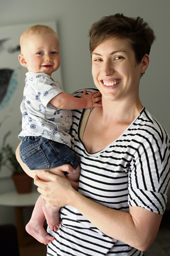 ORIGINS mum, Cara, with her son, Oscar