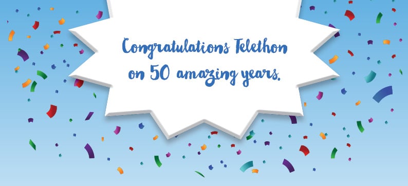 Celebrating 50 years of Telethon lock-up